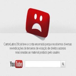 Youtube retira conta do Latino por violar direitos autorais