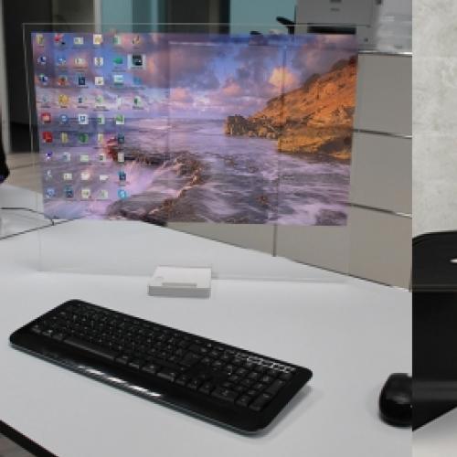 O monitor transparente HTD-01 Concept foi inspirado na tecnologia ultr