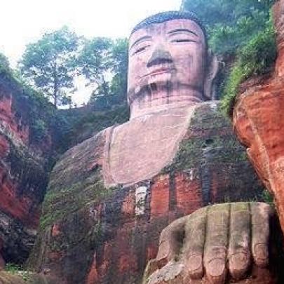 Grande Buda de Leshan em Sichuan, na China