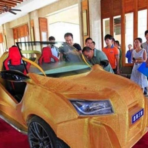 China lança seu primeiro carro feito em impressora 3D