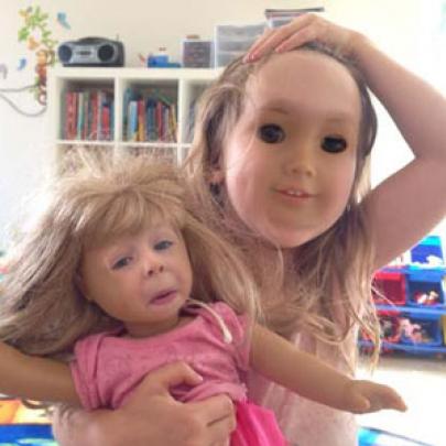 Face swap de crianças e bonecos são assustadores