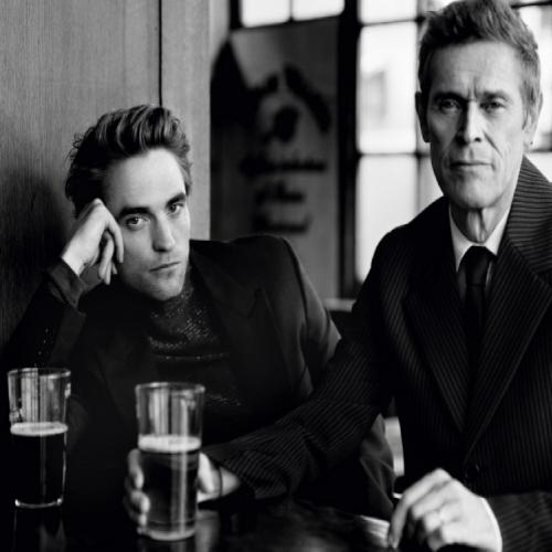 Willem Dafoe e Robert Pattinson na Esquire