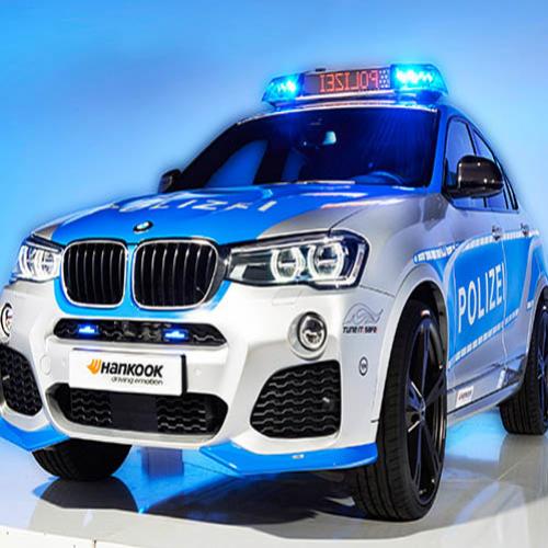 Um BMW X4 como carro de Policia nada mal