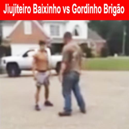 Jiujiteiro Baixinho vs Gordinho Brigão, usando o Jiujitsu para se defe