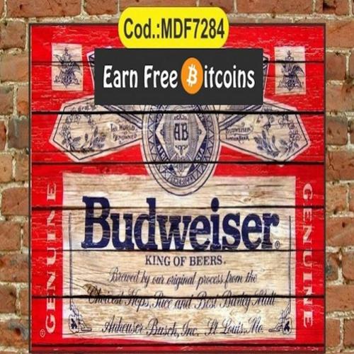 Parceria entre coinbase e a budweiser dará bitcoins de graça para freq