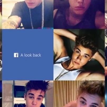 Look Back do Facebook de Justin Bieber é polêmico