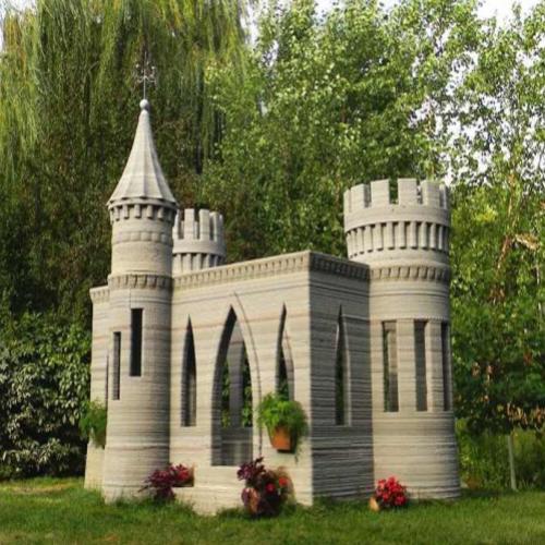 Castelo de Concreto impresso em 3D