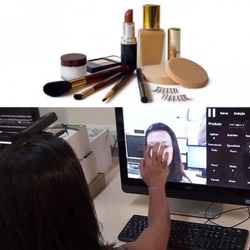 Espelho virtual facilita escolha de produtos de beleza