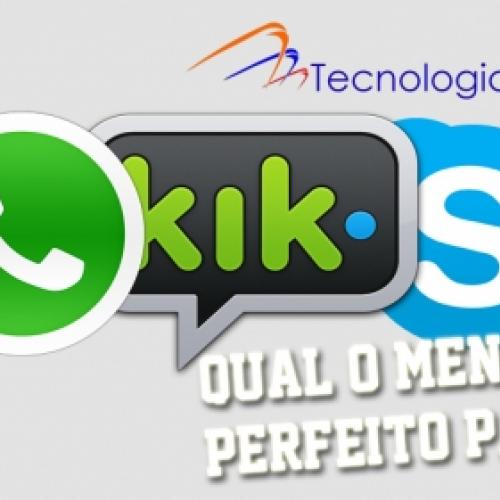 WhatsApp, ICQ, Kik ou Skype: Qual o mensageiro perfeito para você?