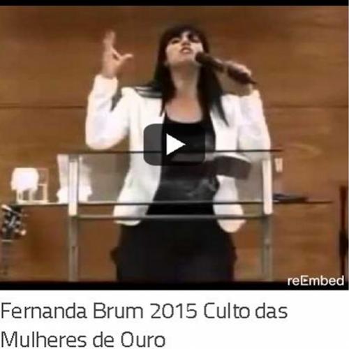 Fernanda Brum 2015 Culto das Mulheres de Ouro