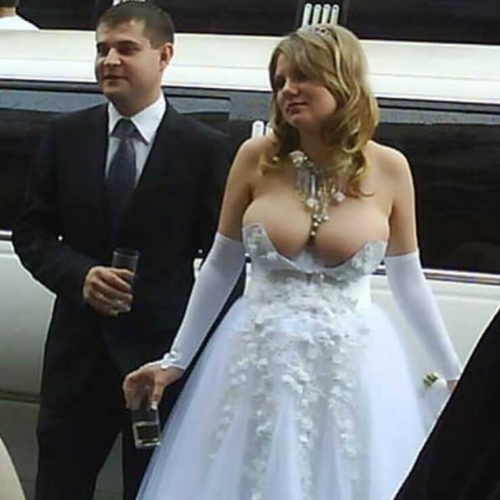 Os piores vestidos de noiva que você verá hoje