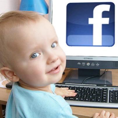 Mais um sinal do fim dos tempos. Bebê se chama Facebook.