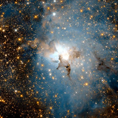 Uma ‘espiadinha’ na Nebulosa da Lagoa