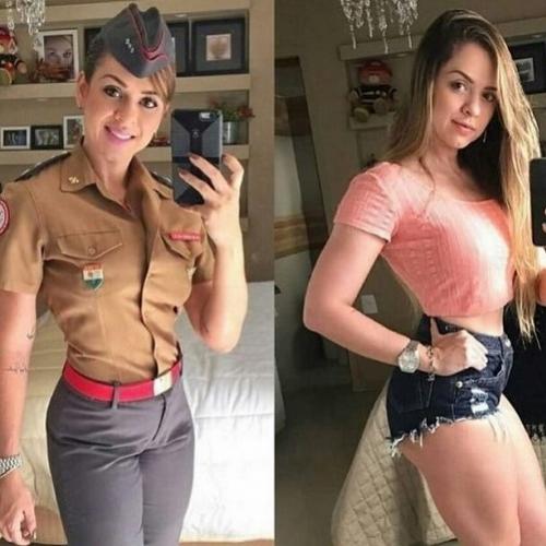10 mulheres de uniforme militar mais sensuais do Instagram