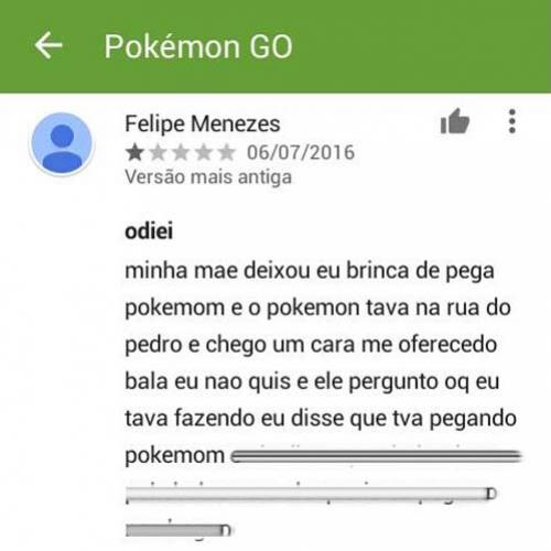 Novo Pokemon GO já tem reclamação no Brasil