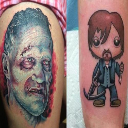 15 Tatuagens de fãs de The Walking Dead