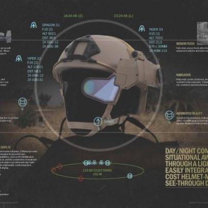 Soldados americanos usarão capacete semelhante ao Google Glass 