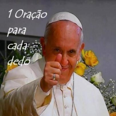 Papa Francisco - 1 oração cada dedo