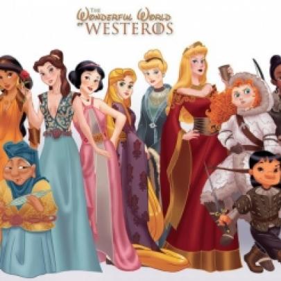 E se as Princesas da Disney fossem as personagens de Game Of Thrones?