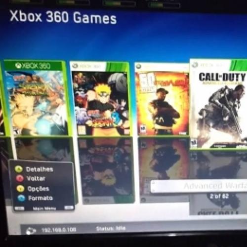 Cologando jogos noHD do Xbox 360 desbloqueado