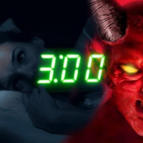 3 horas da manhã - A Hora do Diabo. Você acredita?