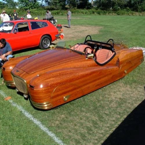10 incríveis carros feitos de madeira