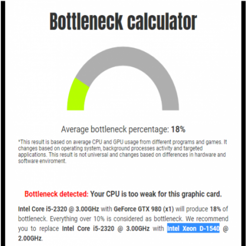 The Bottlenecker: calcule online quanto gargalo seu PC terá