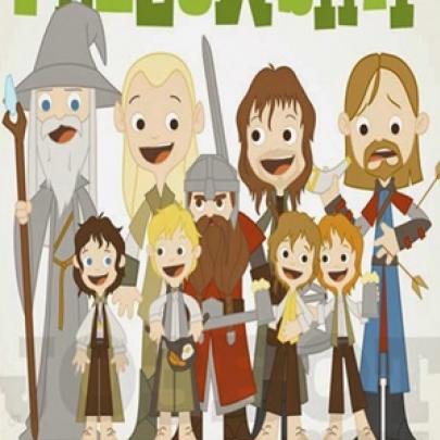 Muitos personagens versão livros infantis