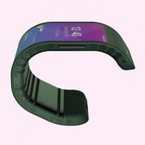 Smartphone Lenovo flexível que pode ser usado como pulseira