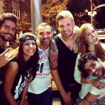 Ex-participantes do ‘Big Brother Brasil 14’ curtem a noite carioca