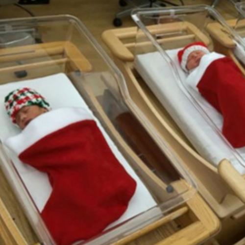 Decorações de Natal criativas em hospitais