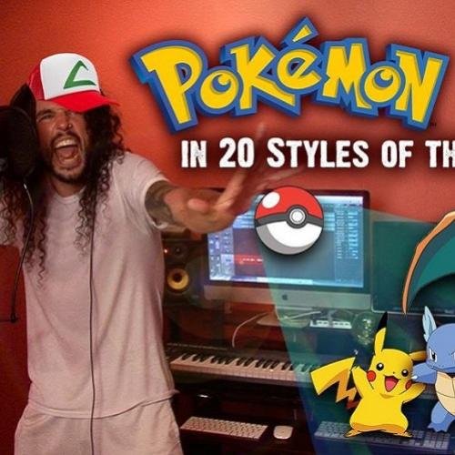 Tema de Pokémon cantado em vários estilos dos anos 90