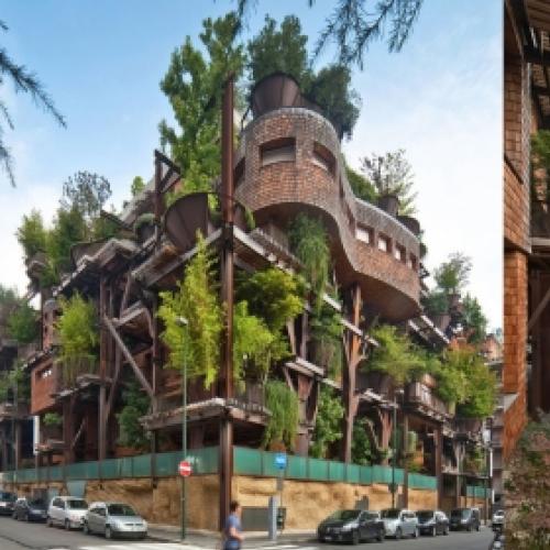 Jardins verticais: condomínio residencial vira uma floresta