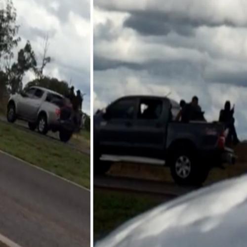 Vídeo registra assalto a carros-fortes em Goiás