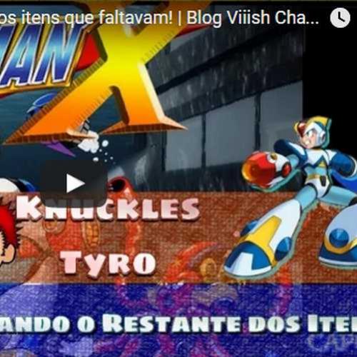 Novo vídeo - Pegando os itens que faltam em Mega Man X